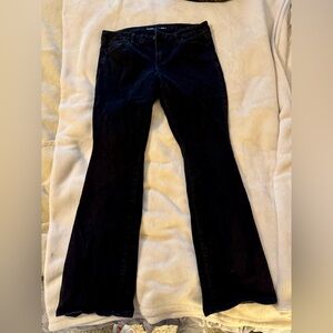 Old Navy Black Kicker Boot-Cut Jeans